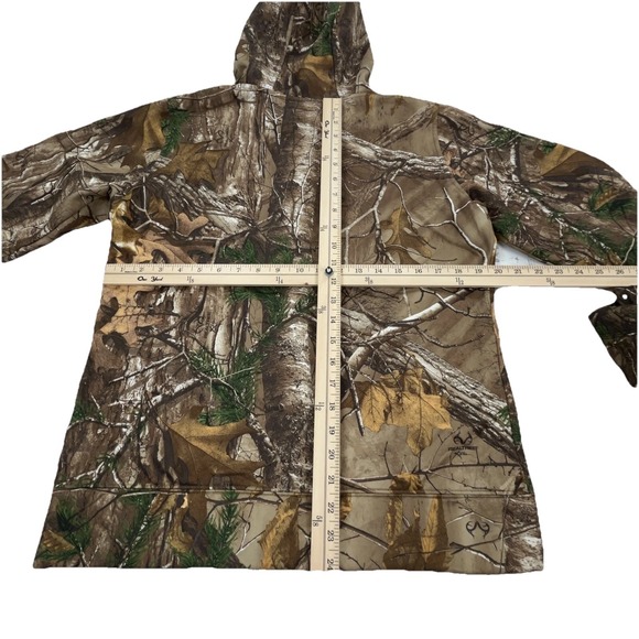 Under Armor Hoodie Women Medium Camo Pink Sweatshirt Sweater Semi Fit Real Tree - Picture 6 of 9